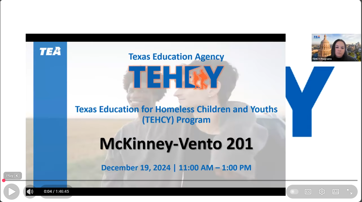 McKinney-Vento 201 | State Provisions