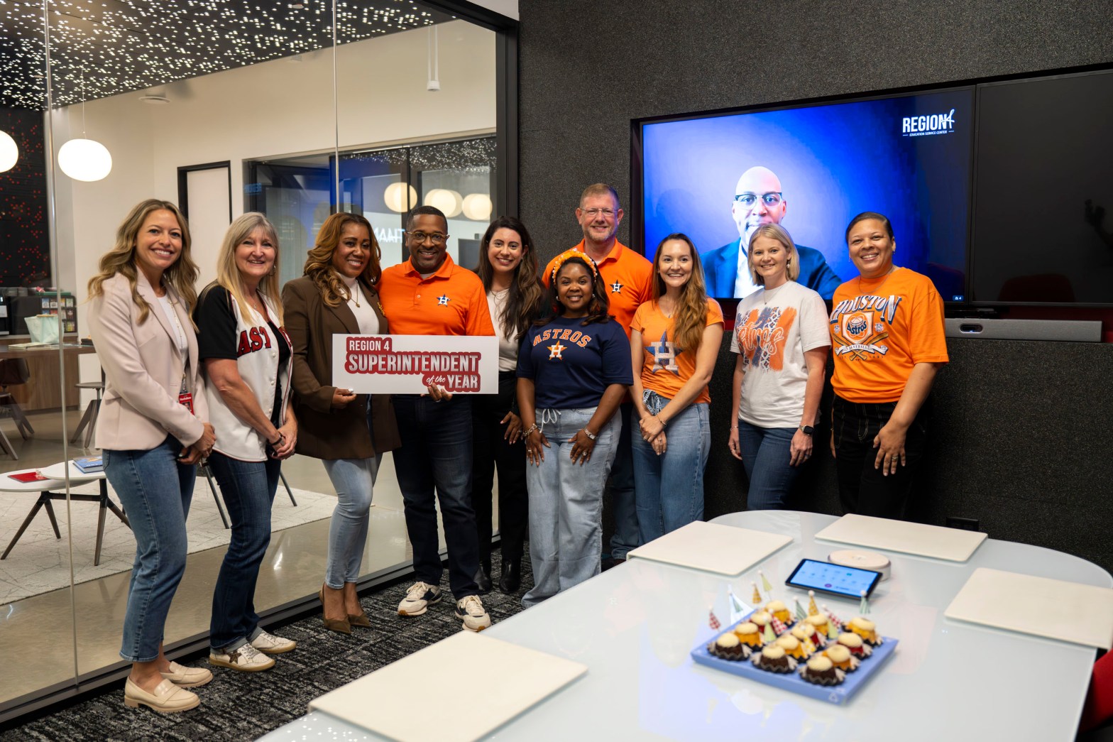 Region 4 Surprises Dr. Tory C. Hill with Superintendent of the Year Recognition