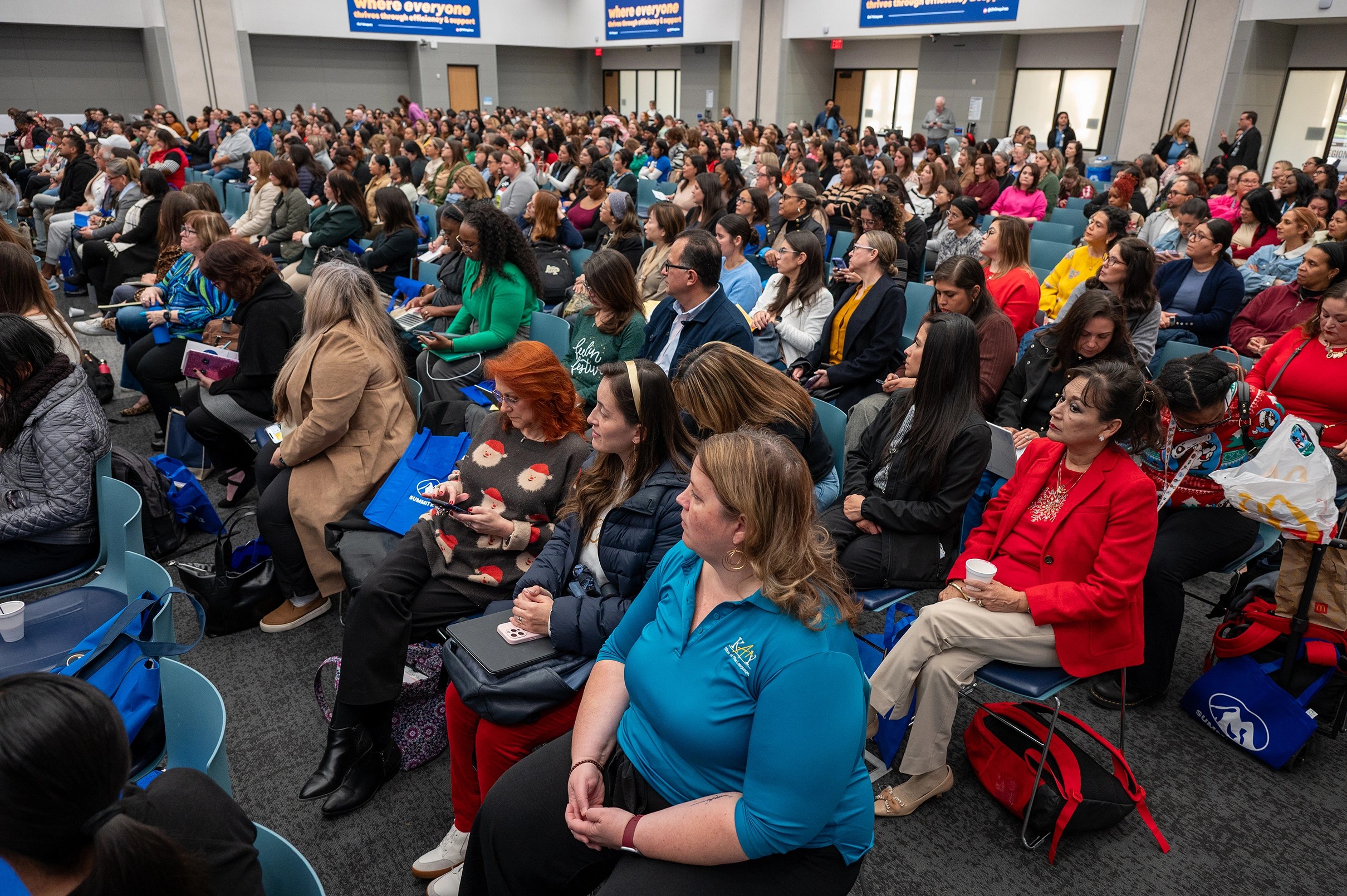 Educators participating in the Bilingual and ESL Conference
